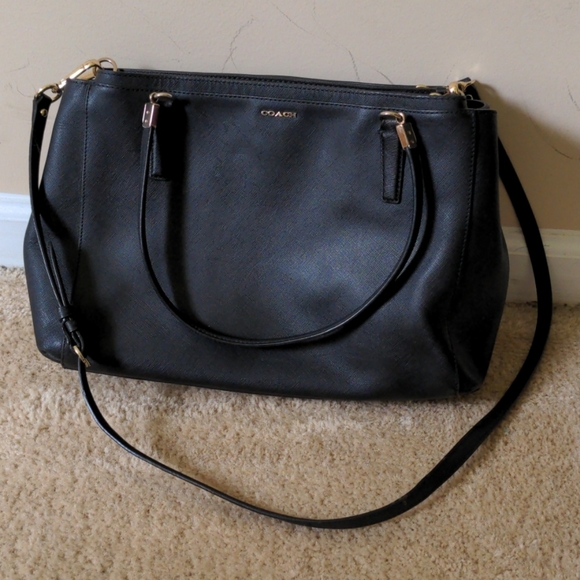 Black Coach Purse - Picture 1 of 4